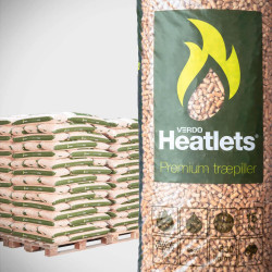 Heatlets Træpiller 8 mm, 900 Kg
